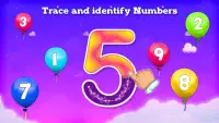 123 numbers - writing & Counting Game Screen Shot 0