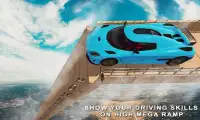 Mega ramp car stunts 2018 - Impossible ramp racing Screen Shot 2