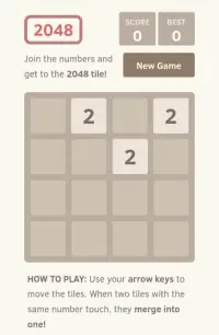 2048 Tile Screen Shot 0