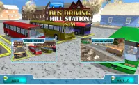 Otobüs Sürüş Hill Station Sim Screen Shot 0