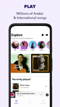 Anghami - Play, discover & download new music Screen Shot 0