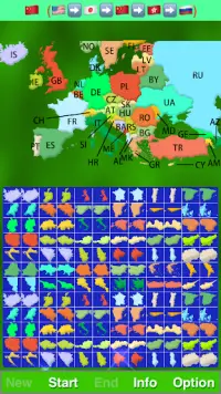 Map Solitaire Free - Europe Screen Shot 1