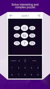 Mathmaster - brain training puzzles and riddles Screen Shot 1