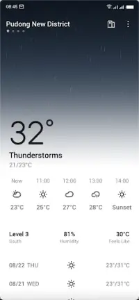 Daily Weather Screen Shot 3
