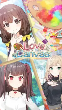 Love is a Canvas : Dating Sim Screen Shot 0