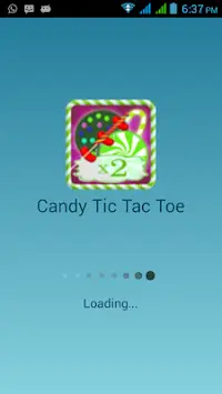 candy tic tac toe Screen Shot 2