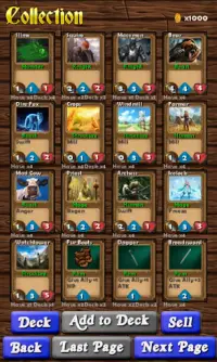 Cards of War - Collectible Trading Card Game Screen Shot 1