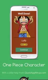 Quiz One Piece Character Screen Shot 1