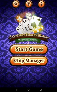 5 Card Draw Poker for Mobile Screen Shot 7