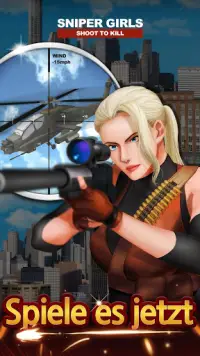 Scharfschützenmädchen - 3D Gun Shooting FPS Game Screen Shot 1