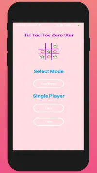 Tic Tac Toe Zero Star Screen Shot 0