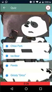 Guess We Bare Bears Trivia Quiz Screen Shot 2