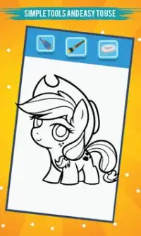 Coloring For Little Pony Screen Shot 1