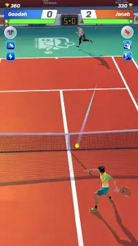 Tennis Clash: Online-Spiel Screen Shot 1