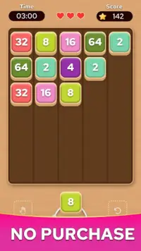 Merge numbers 2048 clash Screen Shot 3