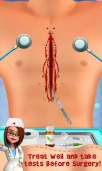 Open Heart Surgery Hospital ER: Crazy Doctor Sim Screen Shot 3