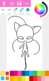 Ladybug and Cat Noir Coloring Book Screen Shot 6