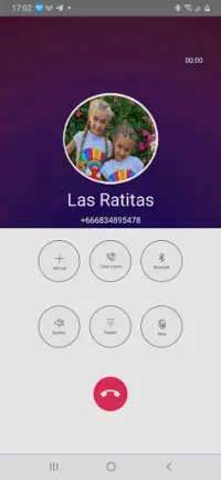 Las Ratitas Fake video call Screen Shot 1