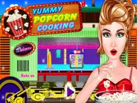 Yummy Popcorn Cooking: Food Factory Games Screen Shot 0