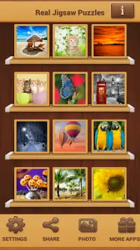 Real Jigsaw Puzzles - Puzzle Games Free Screen Shot 1