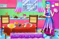 Ice Princess Winter Decoration Cleaning Game Screen Shot 3