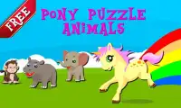 Pony Puzzle Animals Screen Shot 0