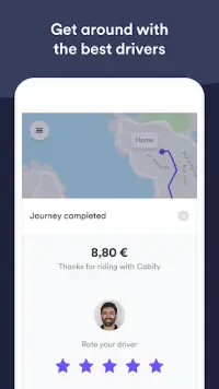 Easy Taxi, a Cabify app Screen Shot 5