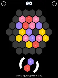Hexagon Combine 2048 Screen Shot 5