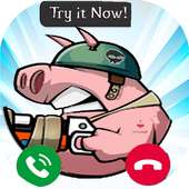 Piggy Fake Call pig