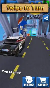 Sonic Run Dash Subway surf Screen Shot 3