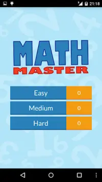 Math Master Screen Shot 1