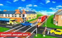 Euro Railroad Crossing: Railway Train Passing 3D Screen Shot 1