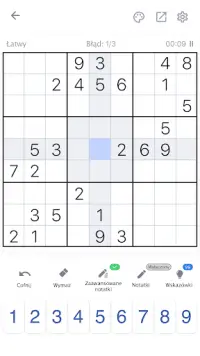 Sudoku - klasyczne łamigłówki Screen Shot 3