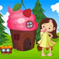 Girl Rescue From Ice cream House Kavi Game-376