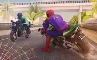 Spider Superhero Moto Racer Screen Shot 3