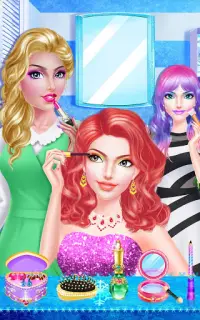 Makeup Girl Winter Beauty Spa Screen Shot 13