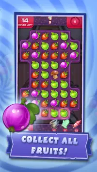 Delicious Fruit Puzzle: Match 3 Screen Shot 2