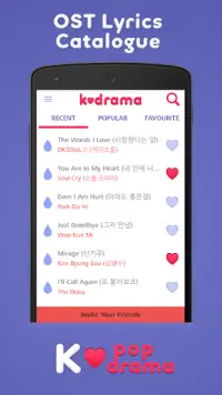 K-drama OST Lyrics Screen Shot 0