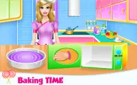 Lovely Rainbow Cake Cooking Screen Shot 4