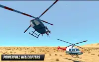 Police Helicopter : Extreme Flight Simulator Games Screen Shot 1