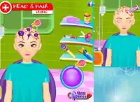 Cabeça e Cabelo Doctor Jogo Screen Shot 11