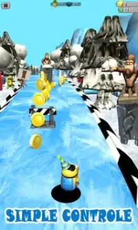 Free Minion Banana - Winter Dash Adventure Screen Shot 4