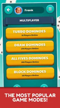 Dominos Online Jogatina: Game Screen Shot 1