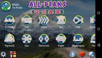 All-Peaks Solitaire Screen Shot 0