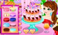 gotowanie tort urodzinowy: gry dla dziewczyn Screen Shot 6