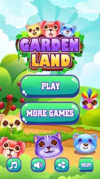 tanah kebun: pertandingan 3 Screen Shot 1