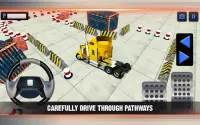 रूसी ट्रक ड्राइविंग सिम्युलेटर ट्रक पार्किंग गेम Screen Shot 3