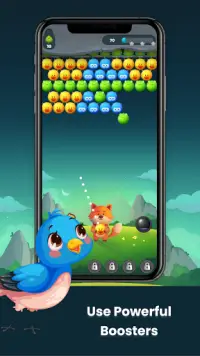 Angry animal pop bubble shooter Screen Shot 1