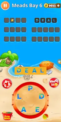 Words on Beach - Best Word Game for Holidays Screen Shot 4