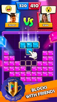 Block Heads: Duel puzzle games Screen Shot 0